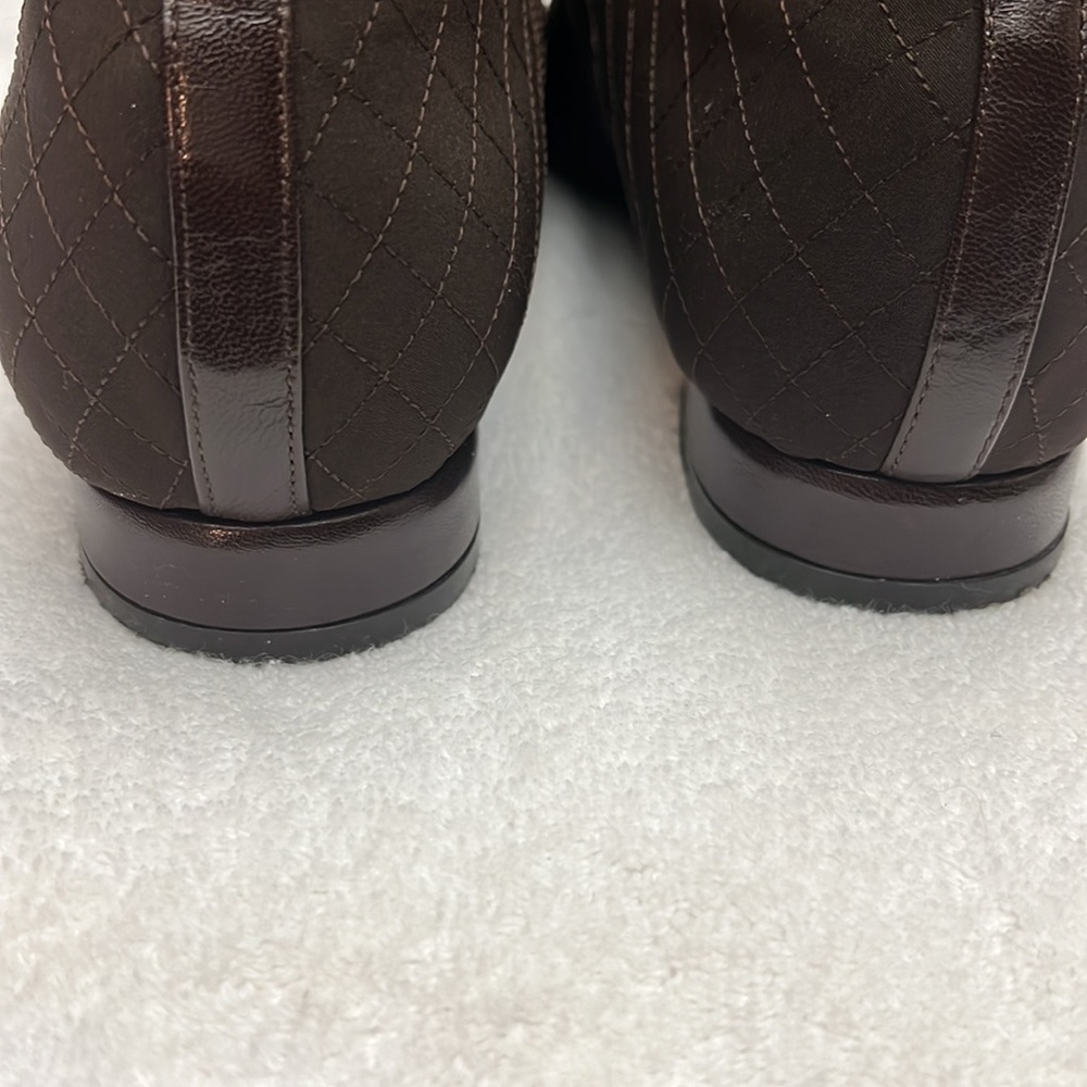 Vintage Talbots Brown Quilted Talbots Loafers. Dark Brown. Size 9M. - Picture 9 of 12